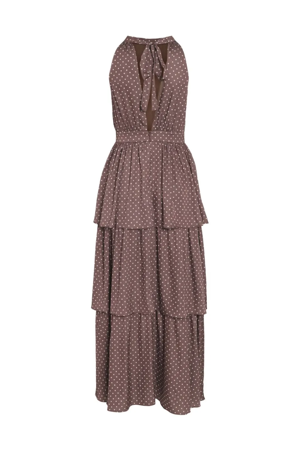 Vikimmie Halterneck Ankle Dress/Dc/Ka