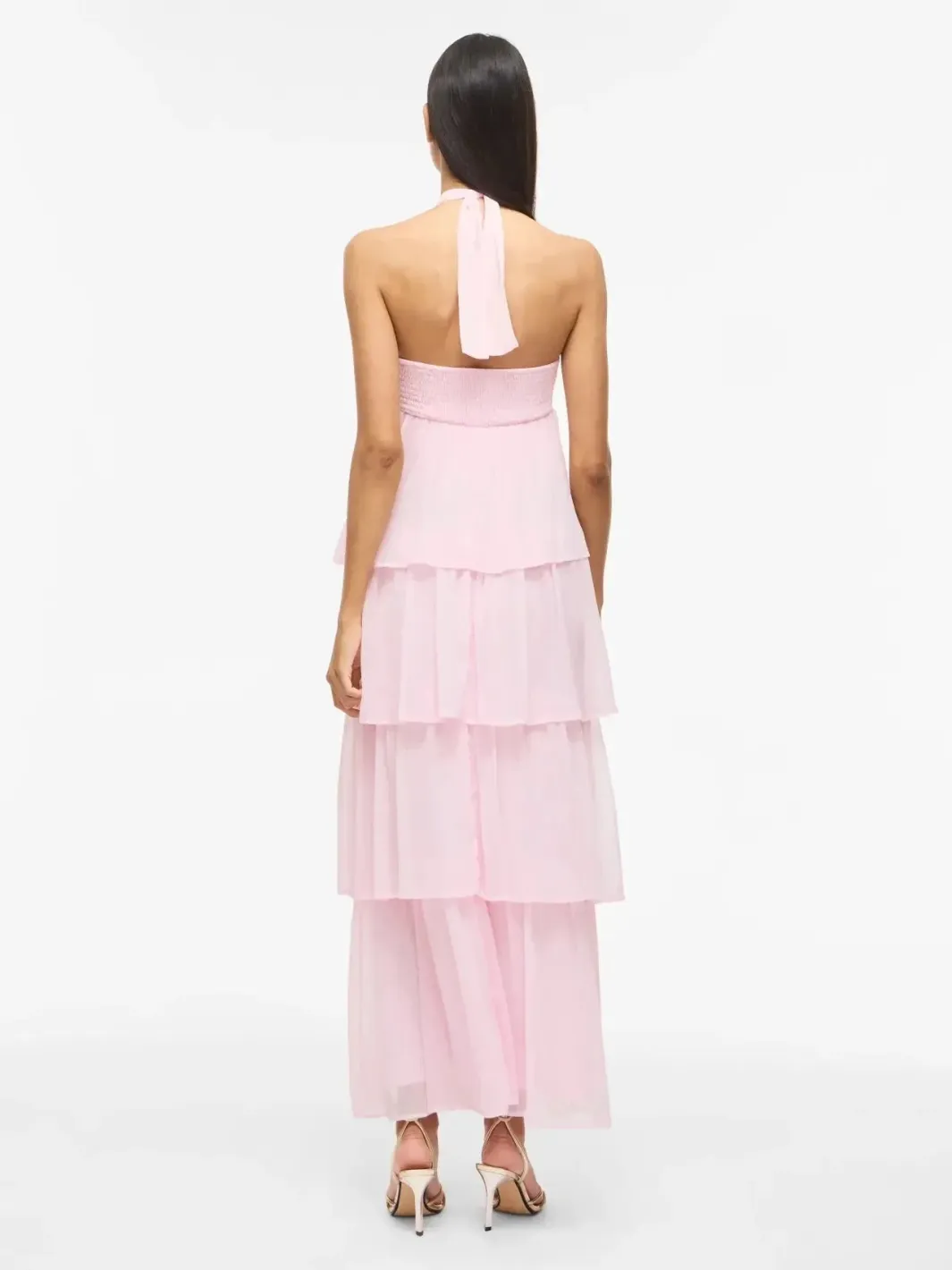 Vila Vilea Halterneck Layered Dress/Dc/Ka | Klänningar