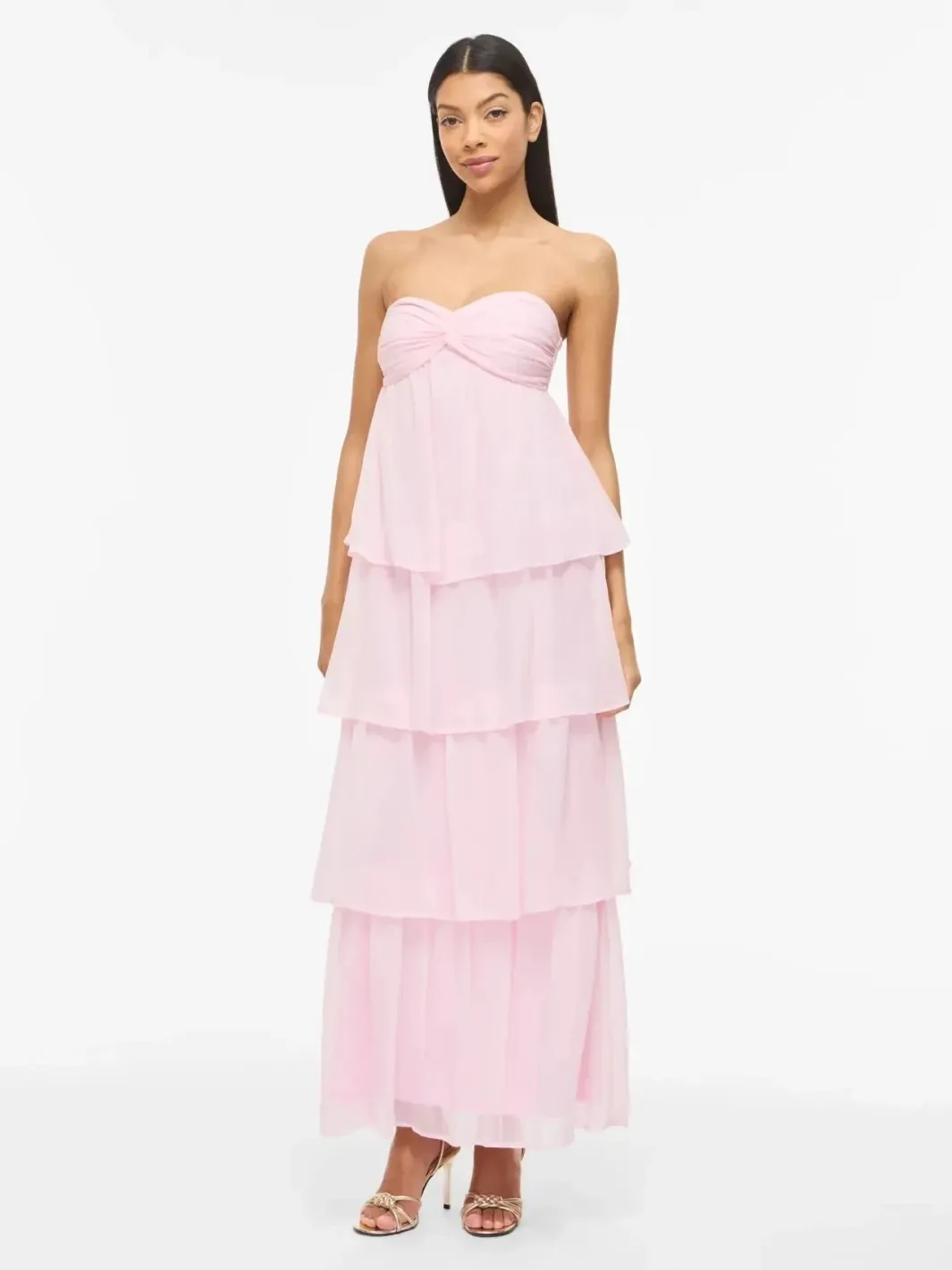 Vila Vilea Halterneck Layered Dress/Dc/Ka | Klänningar