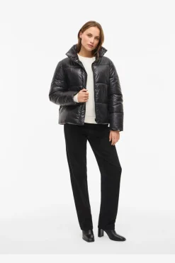 Vila Vilidda L/S Shinny Puffer Short Jacket | Ytterkläder & Jackor