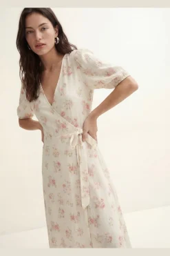 Vero Moda Vbea 2/4 V-Neck Wrap 7/8 Dre | Klänningar