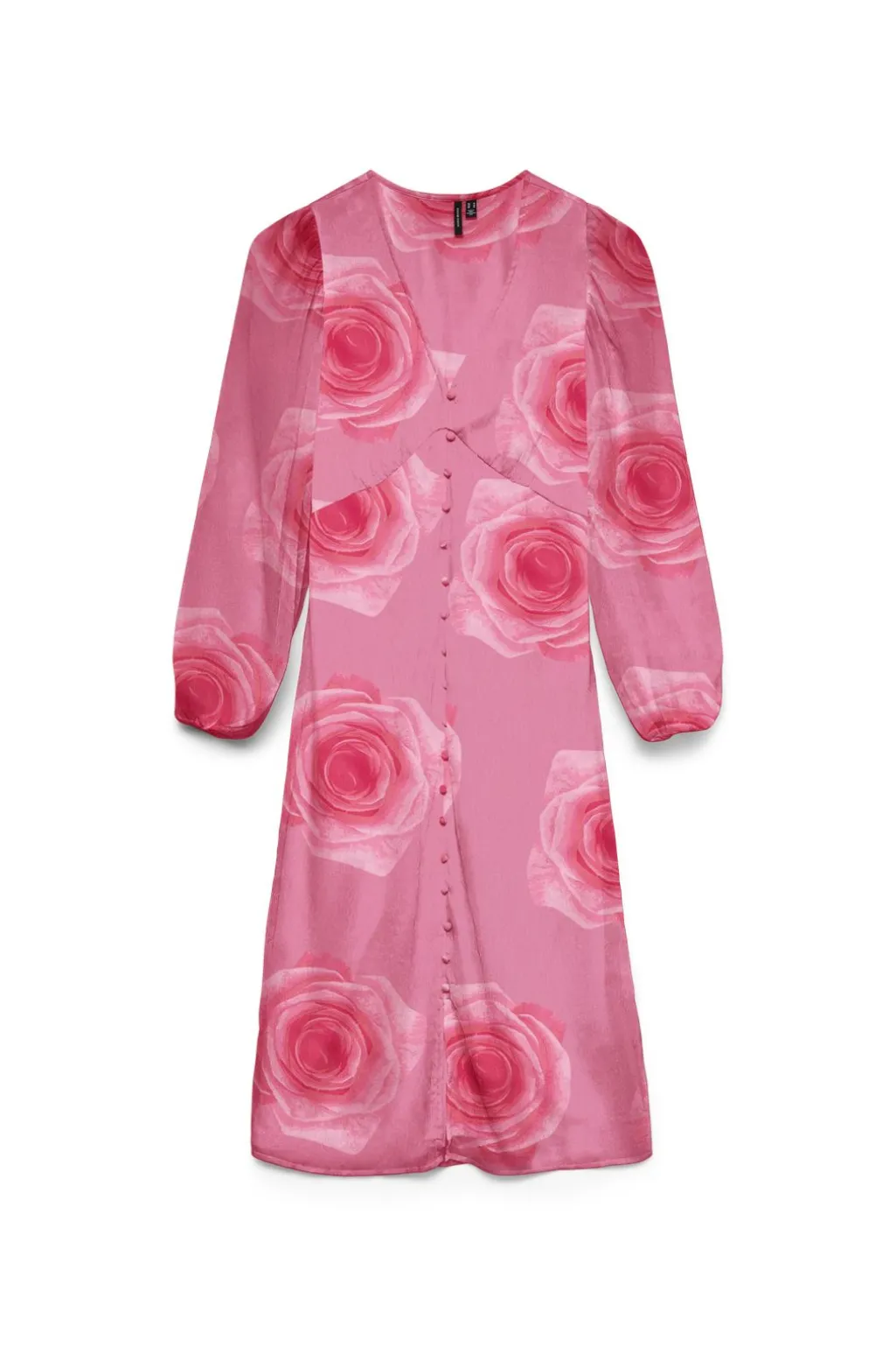 Vmsmilla Ls V-Neck Calf Dress