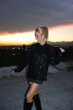 Vsclassy Sequins Shirt 163336