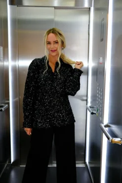 Vsclassy Sequins Shirt 163336