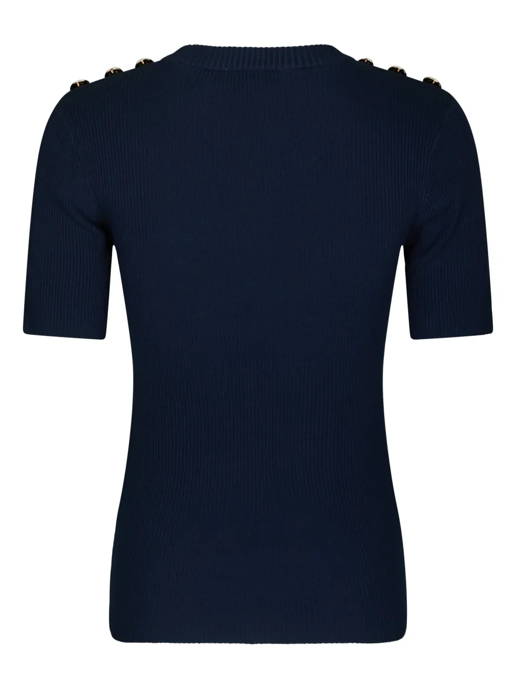 Vsgold Button Knit T-Shirt 160916