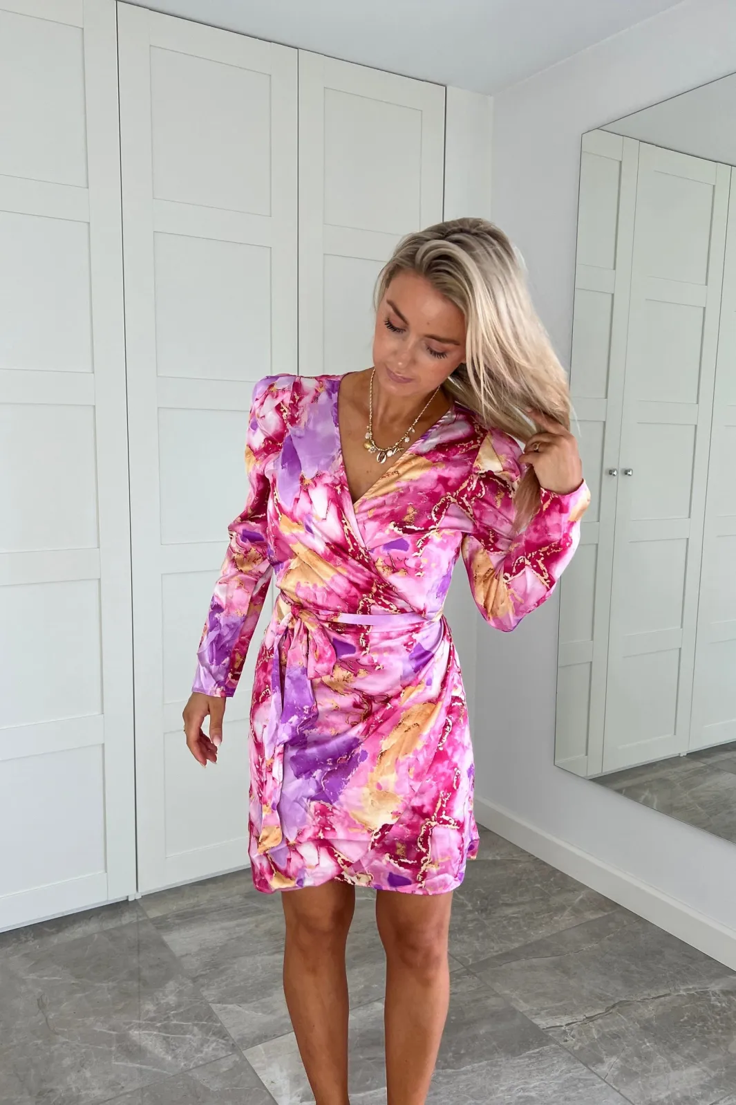 Valentin Studio Vsjosie Watercolour Dress 166434 | Klänningar