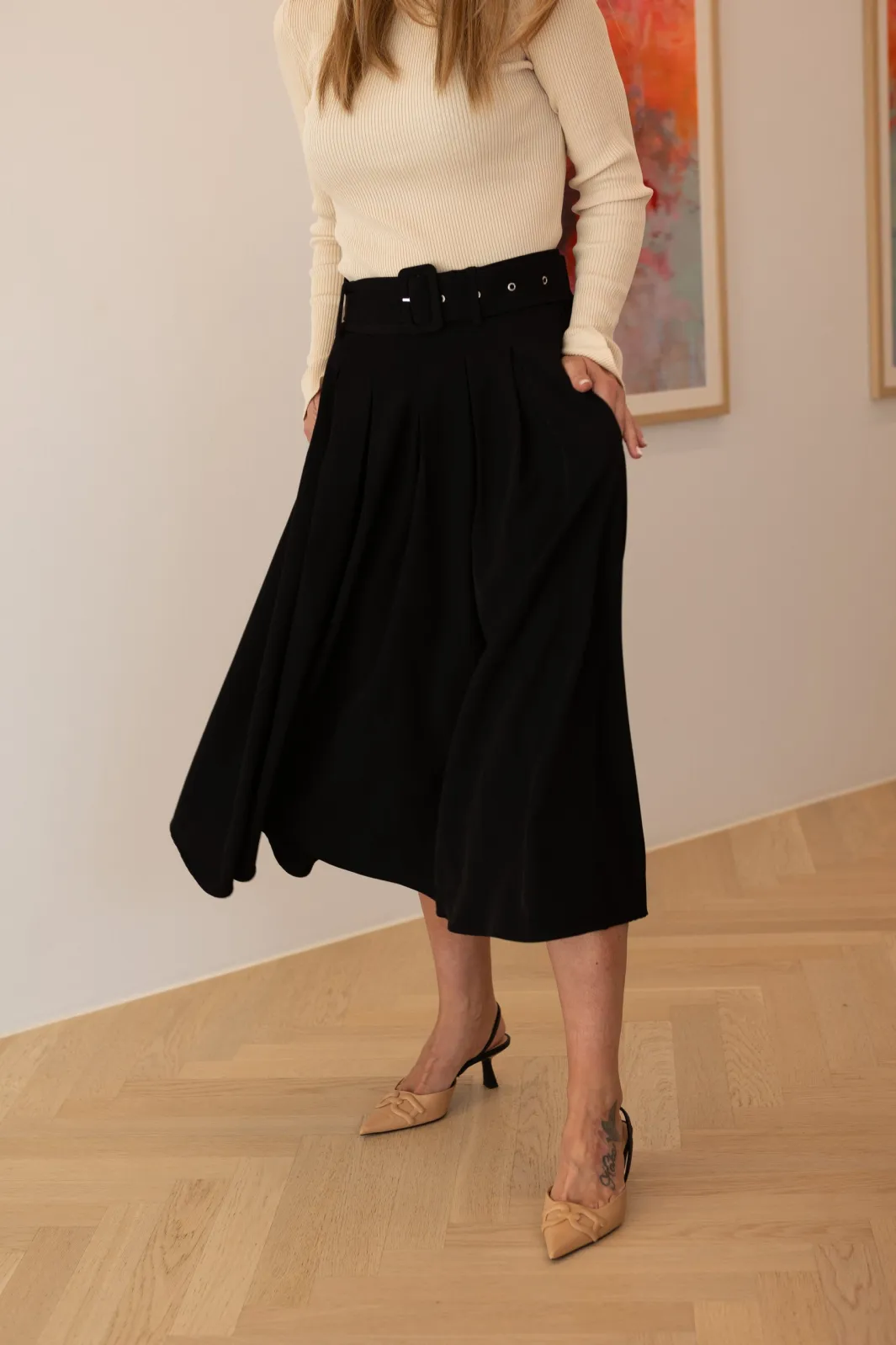 Valentin Studio Vspleated Skirt | Kjolar