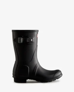 Hunter Womens Original Short Boot Wfs1000rmablk | Gummistövlar