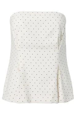 YAS dotly Corsage Top | Set|T-Shirts & Toppar