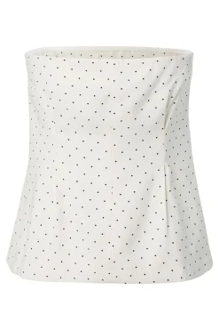 YAS dotly Corsage Top | Set|T-Shirts & Toppar