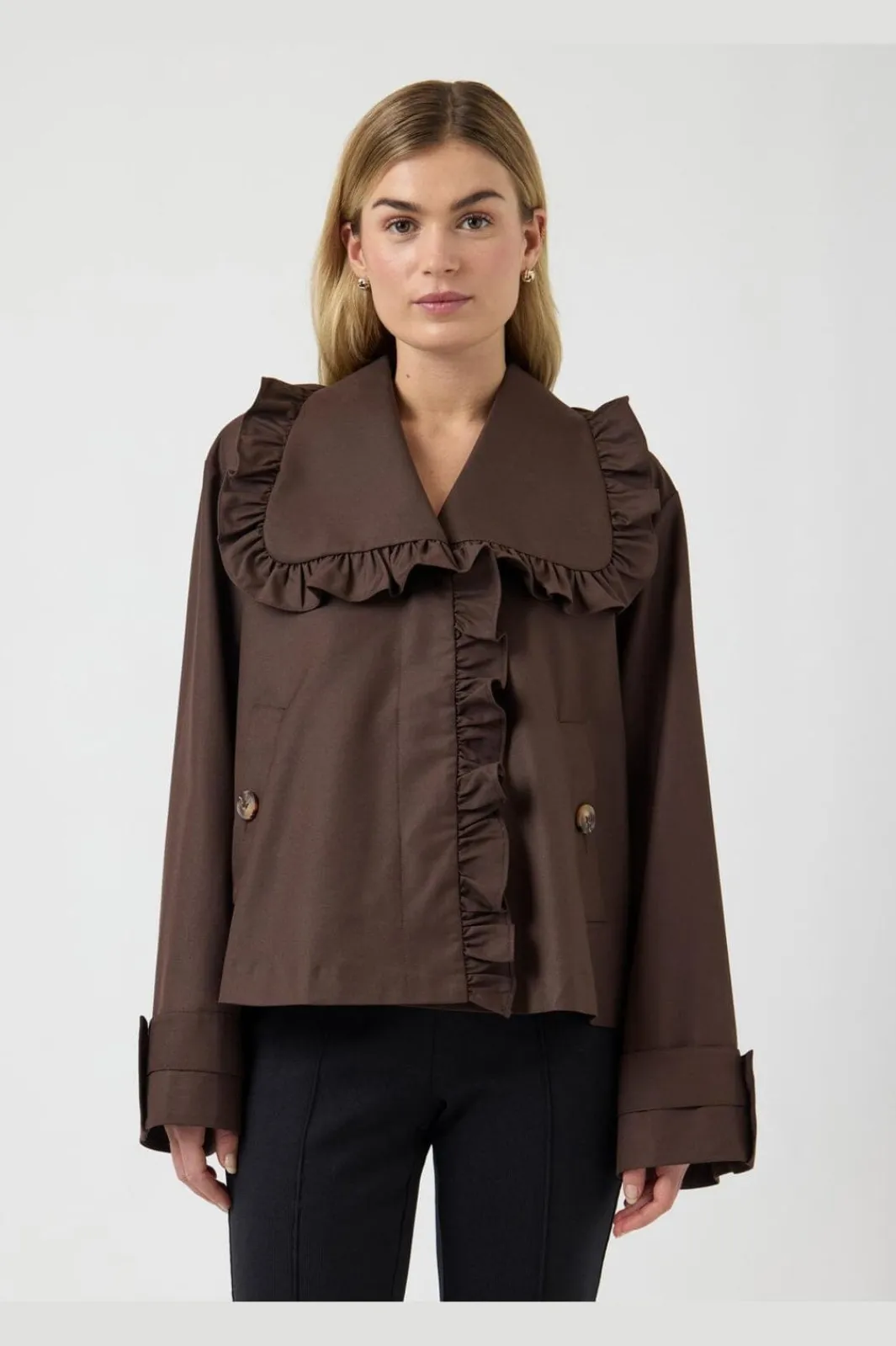 YAS elsana Ls Short Trenchcoat | Ytterkläder & Jackor