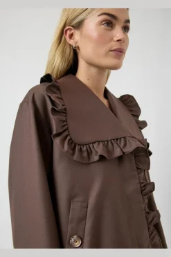 YAS elsana Ls Short Trenchcoat | Ytterkläder & Jackor