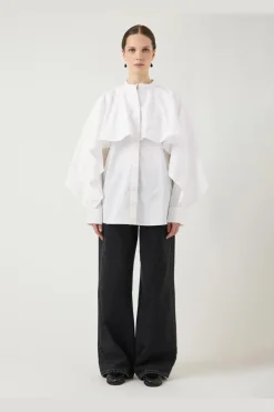 Yaslau Ls Cape Shirt