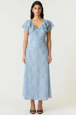 YAS lovisa Ss Ankle Lace Dress | Klänningar