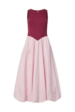 YAS miri Sl Bubble Hem Long Dress | Klänningar