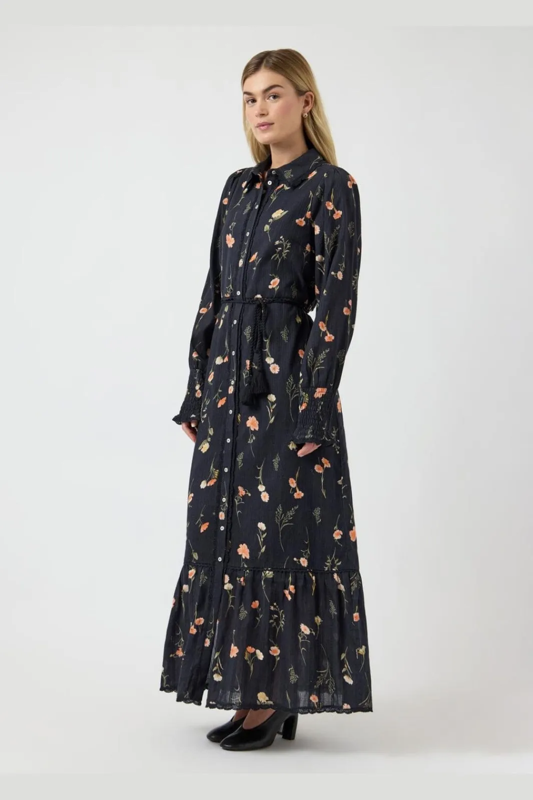 YAS somelli Ls Long Shirt Dress | Klänningar