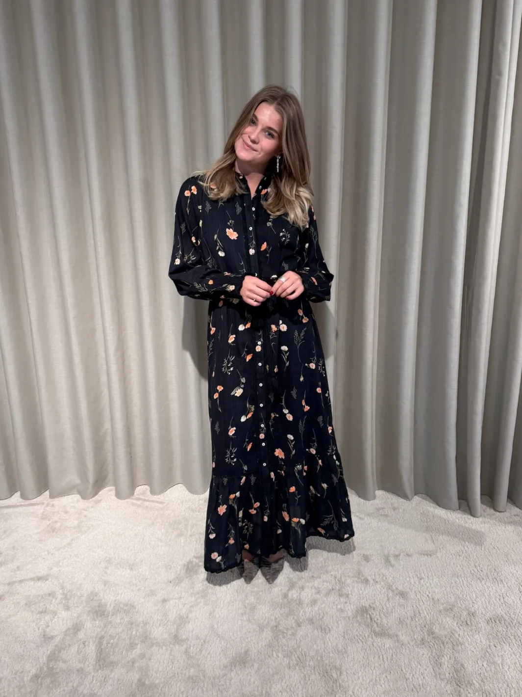 YAS somelli Ls Long Shirt Dress | Klänningar
