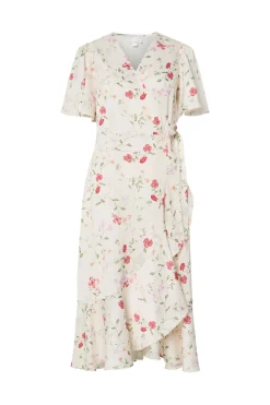YAS thea 2/4 Midi Wrap Dress | Klänningar