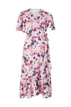 YAS thea 2/4 Midi Wrap Dress | Klänningar
