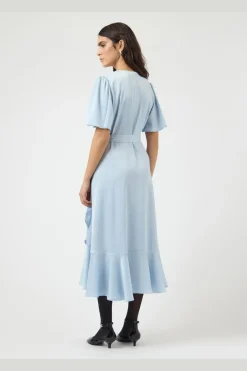 Yasthea 2/4 Midi Wrap Dress
